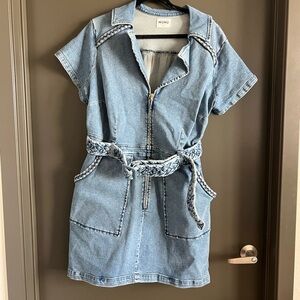 Show Me Your Mumu Denim Dress